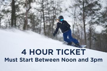 Picture of 4 Hour Afternoon Lift Ticket (Must Start Between Noon and 3pm)