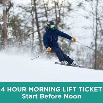 Picture of 4 Hour Morning Lift Ticket (Must Start Before Noon)