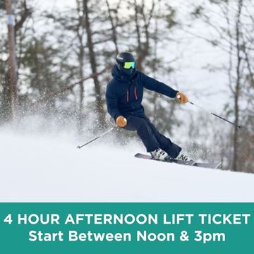 Picture of 4 Hour Afternoon Lift Ticket (Must Start Between Noon and 3pm)